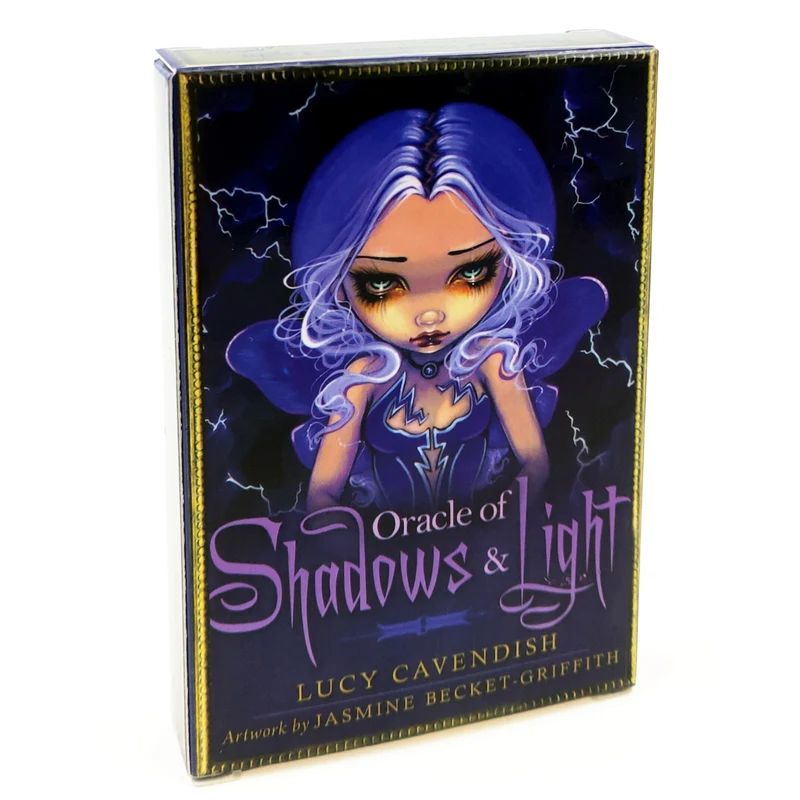 

45 Tarot Cards, Oracle Cards, Witch Divination, Shadow and Light Oracle Cards, Used In Fate Divination Card Games Board Game