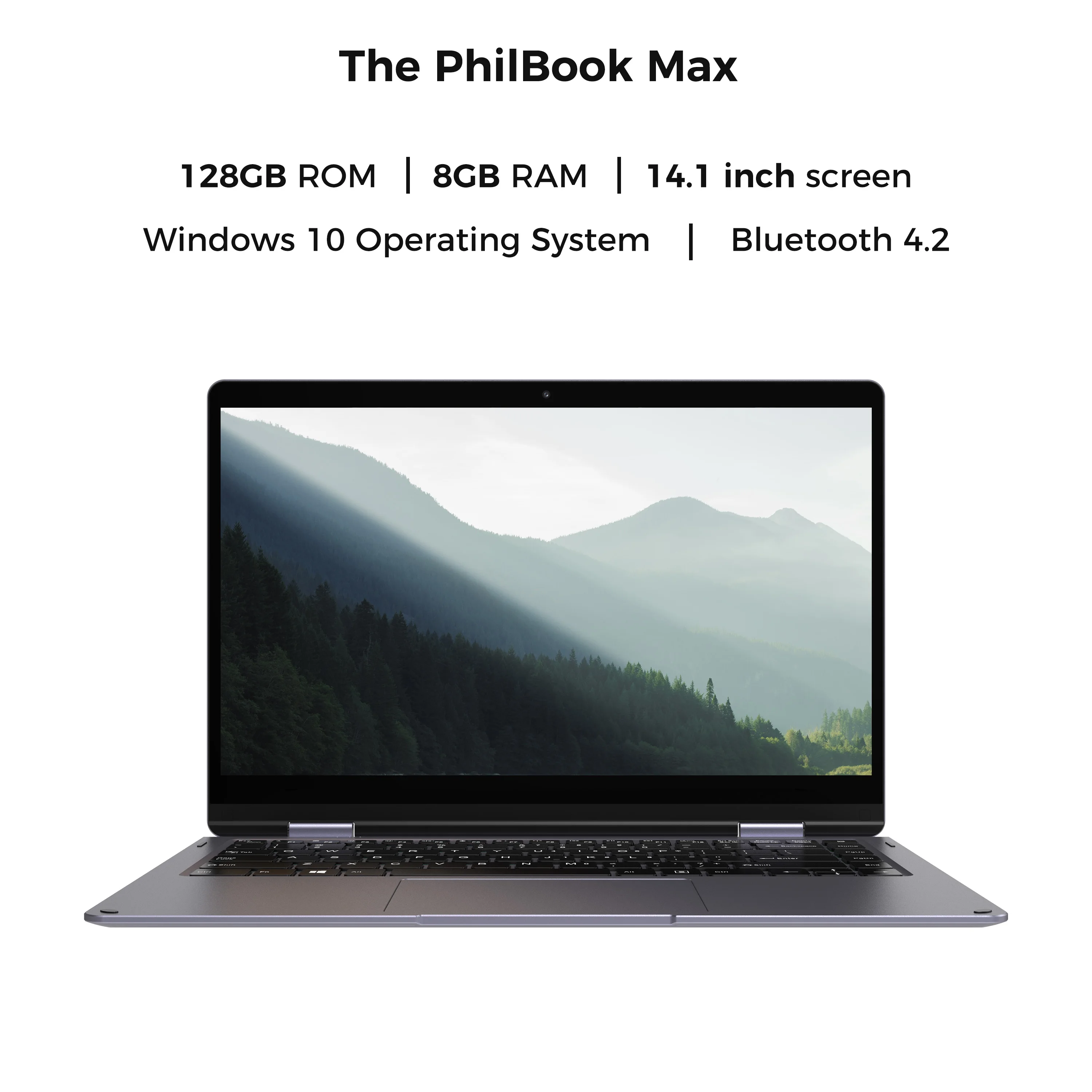Ноутбук XIDU PhilBook MAX ультрабук 14 1 дюйма Windows 10 8 ГБ ОЗУ 128 ТБ SSD Intel E3950 четырехъядерный