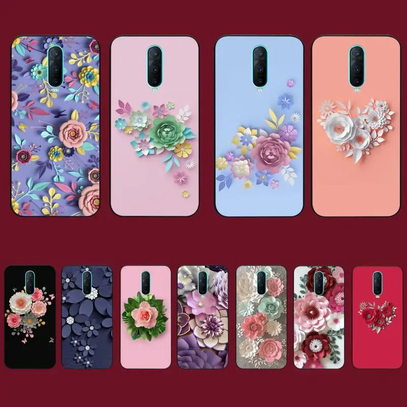 

TOPLBPCS Art Flower Painting Phone Case for Vivo Y91C Y11 17 19 53 81 31 91 55 V17 11i 9 fot oppo