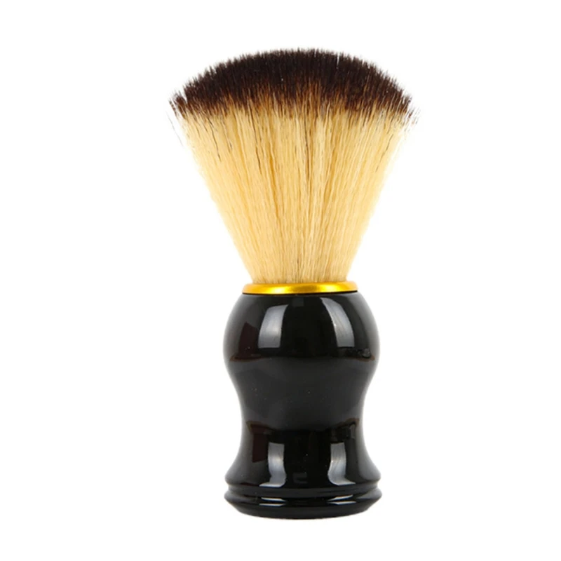 

Hair Men's Shaving Brush Portable Barber Salon Facial Beard Cleaning Appliance Shave Tools Razor Brush with Wood Handle