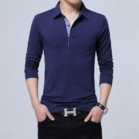 spring and autumn new mens cotton t shirts long sleeve t shirt solid casual tops men clothing shirts for men