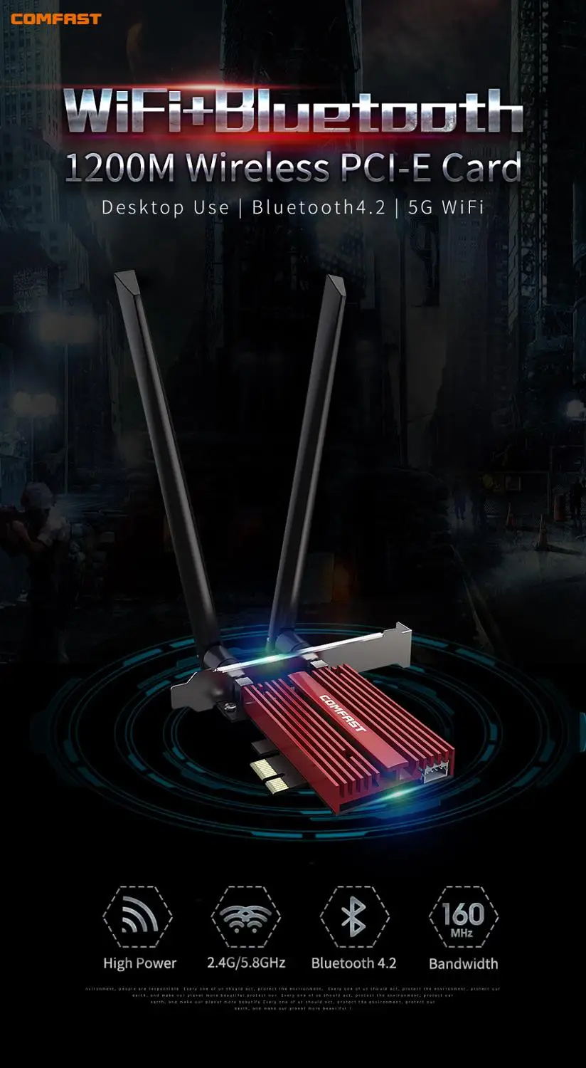Двухдиапазонный 2 4G/5Ghz Wifi беспроводной Bluetooth для Intel 8265NGW беспроводной-AC 8265 PCI-E 802.11ac