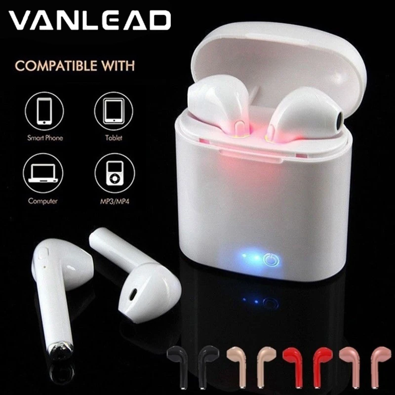 Лидер продаж I7s TWS Bluetooth-наушники Стереонаушники Беспроводные для мужчин и женщин