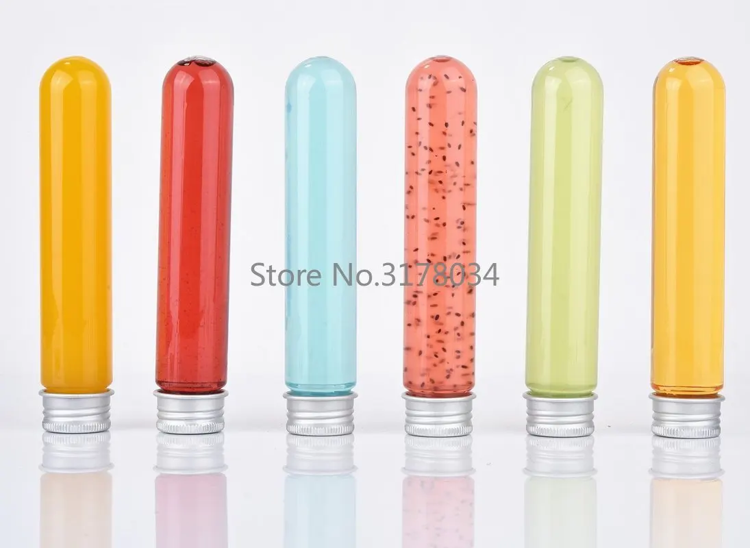 25 шт. 40 мл Пластик прозрачный Тесты трубки с крышкой многоцелевой сумка для