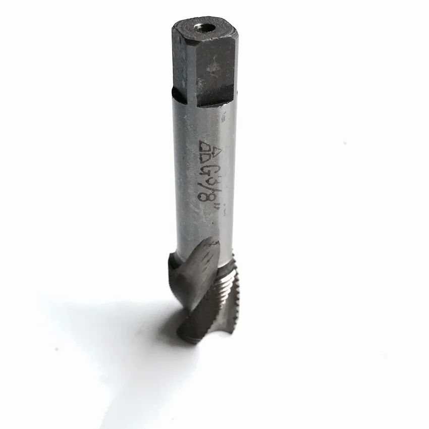 Free shipping 1pc HSS 55 degree G1/8"-28 BSP Parallel British Standard Pipe Spiral fluteTap hss machineTaps right hand | Инструменты