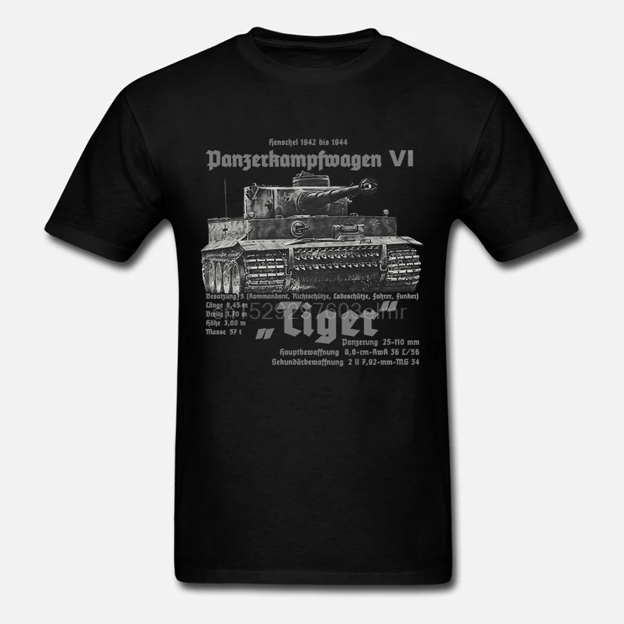 Мужская футболка Wehrmacht Tiger Premium Panzer Deutsches Reich Ruhm Ehre WW2 Soldaten | одежда