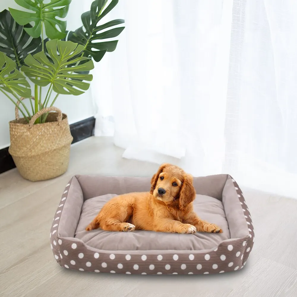 

Pet Cat Bed Cat Dog Plush Bed with Removable Pad Puppy Kitten Bed Cushion Mat For Pets