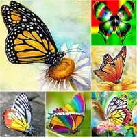 5d diy diamond painting flower animal cross stitch full square round drill butterflies diamond embroidery manual home decor gift