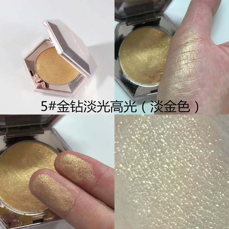

Bronzer Glitter Highlighter Palette Illuminating Base Face Body Shimmer Longlasting Brighten Highlighter Makeup Palette Cosmetic
