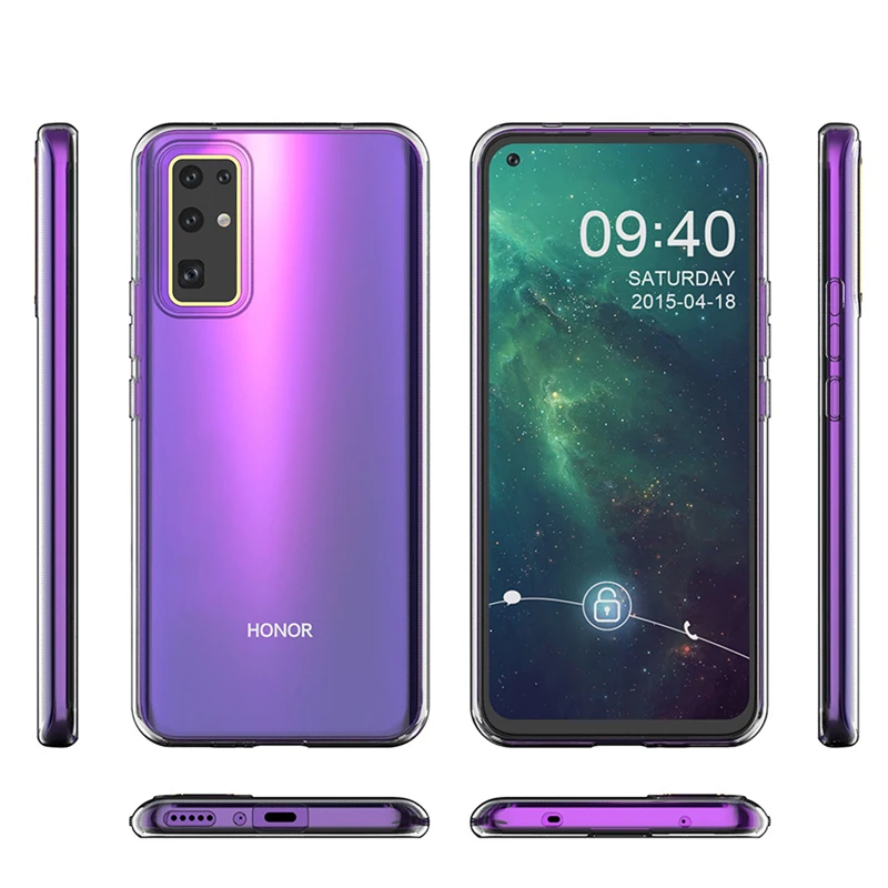 Для Huawei Honor 30 Pro Plus Honor30 5G Новый Ультратонкий Мягкий силиконовый гелевый