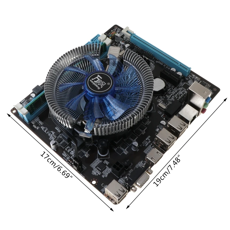 H7JF 1Set HM55 Computer Motherboard I3 I5 Lga 1156 4G Memory Cooler Fan Desktop Computer Mainboard Game Assembly Accessories images - 6