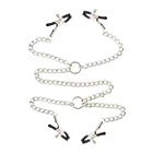 Металлические зажимы для связывания сосков, зажимы для цепей, рабы, БДСМ, женские игрушки, секс игры для взрослых, зажим для груди