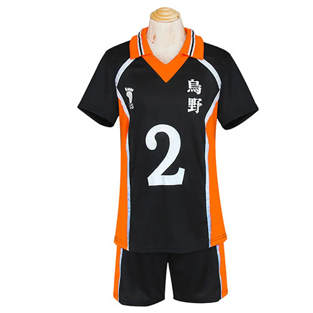 Haikyuu! Haikyuu футболка шорты Хината шоё Косплей Костюм карасуно спортивная одежда
