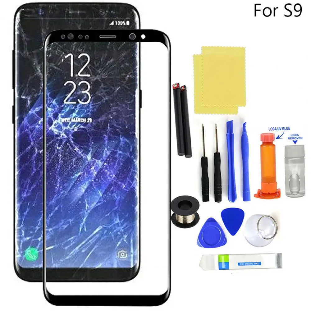 

Phone Screen Ultra-thin Replacement Glass Mobile Phone Touch Screen for Samsung Galaxy S8/S8 Plus/S9/S9 Plus/S10E/S10/S10 Plus