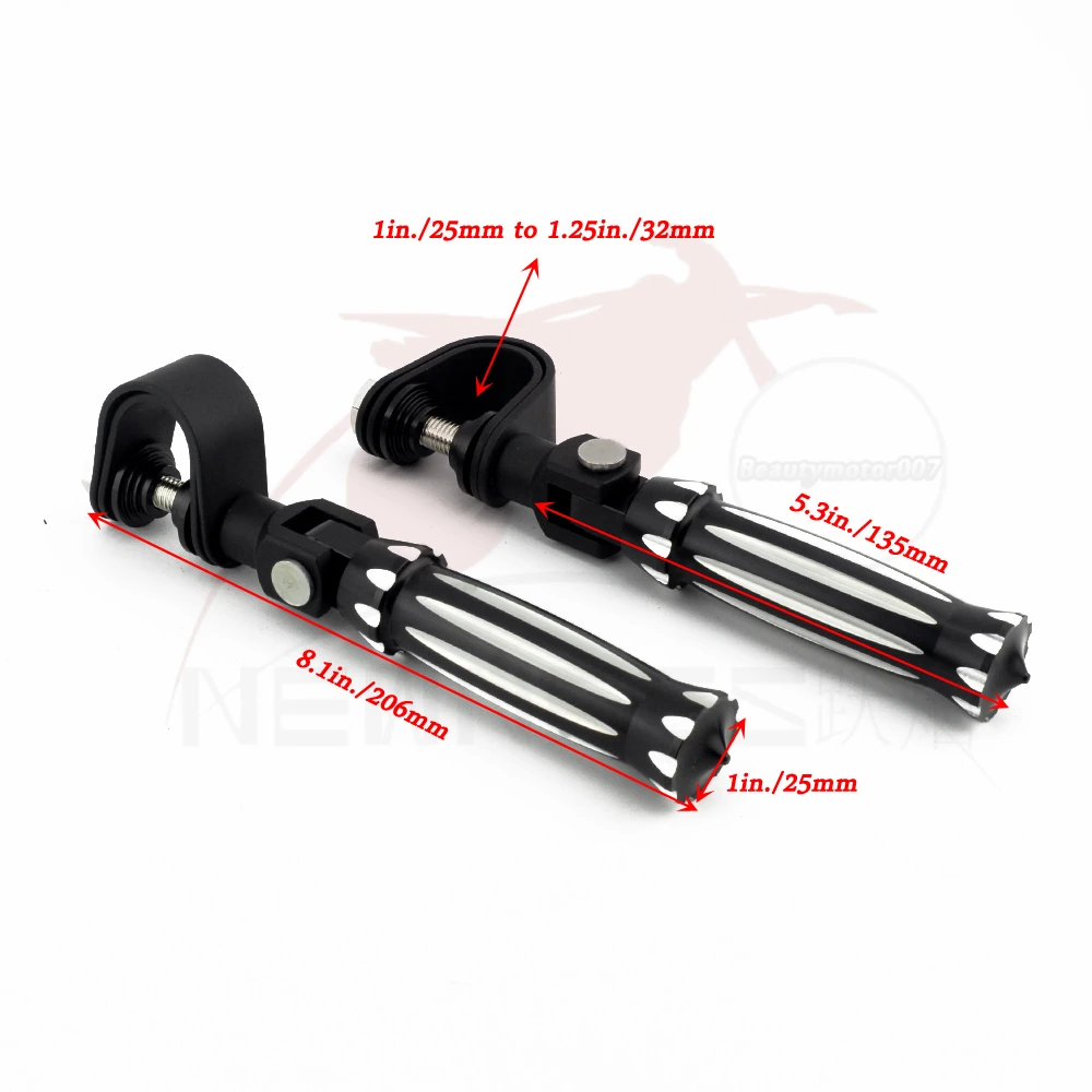 Защитная подставка для мотоцикла зажим ног Honda Kawasaki Suzuki Yamaha Harley 28 мм/32