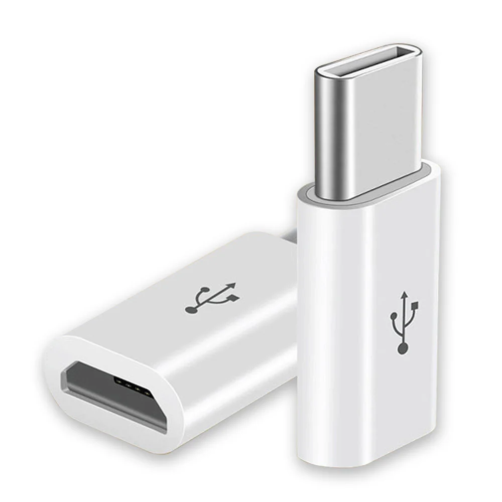 Адаптер 500 шт./лот для Xiaomi Mi 6 Micro USB к Type C 8 pin конвертер адаптер Коннектор зарядное