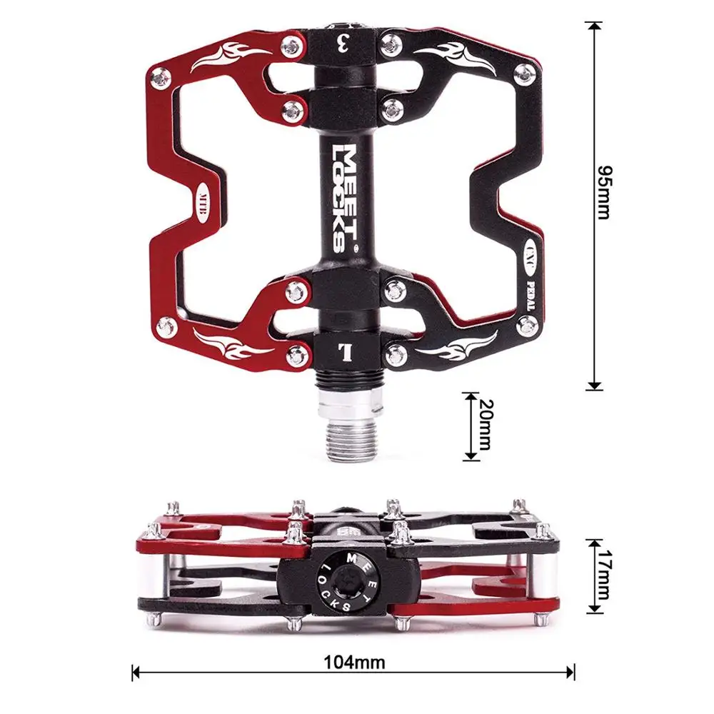 MZYRHroad mountain bike pedals bicycle Ultralight aluminum alloy bearing ankles Mountain Palin | Спорт и развлечения
