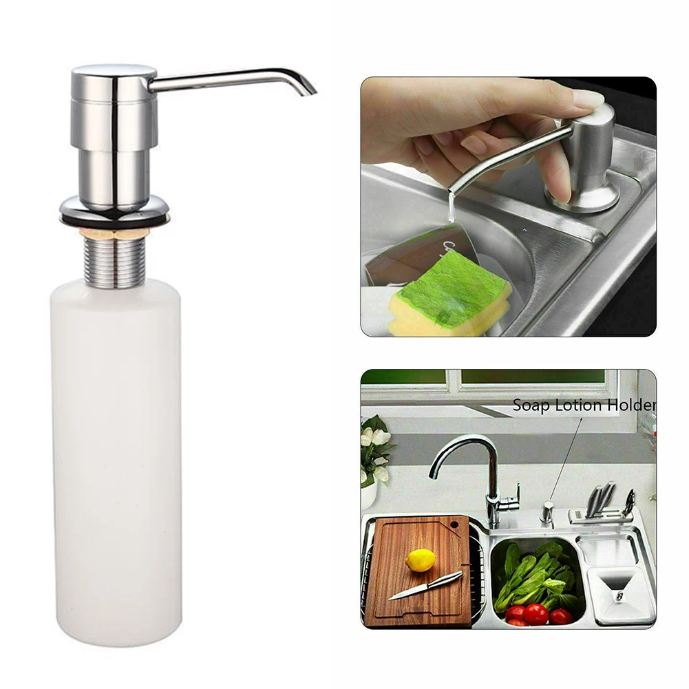 

Kitchen Soap Dispenser Sink Liquid Soap Bottle Bathroom Detergent Liquid Hand Wash Soap Dispenser Pumps 300ml