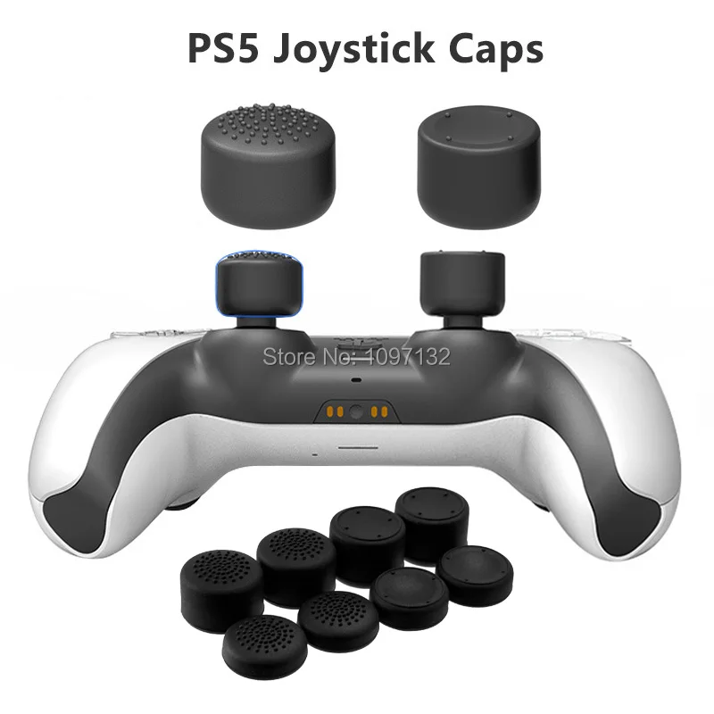 8x PS5 большого пальца Grip силиконовые палочки для ручек силиконовых палочек