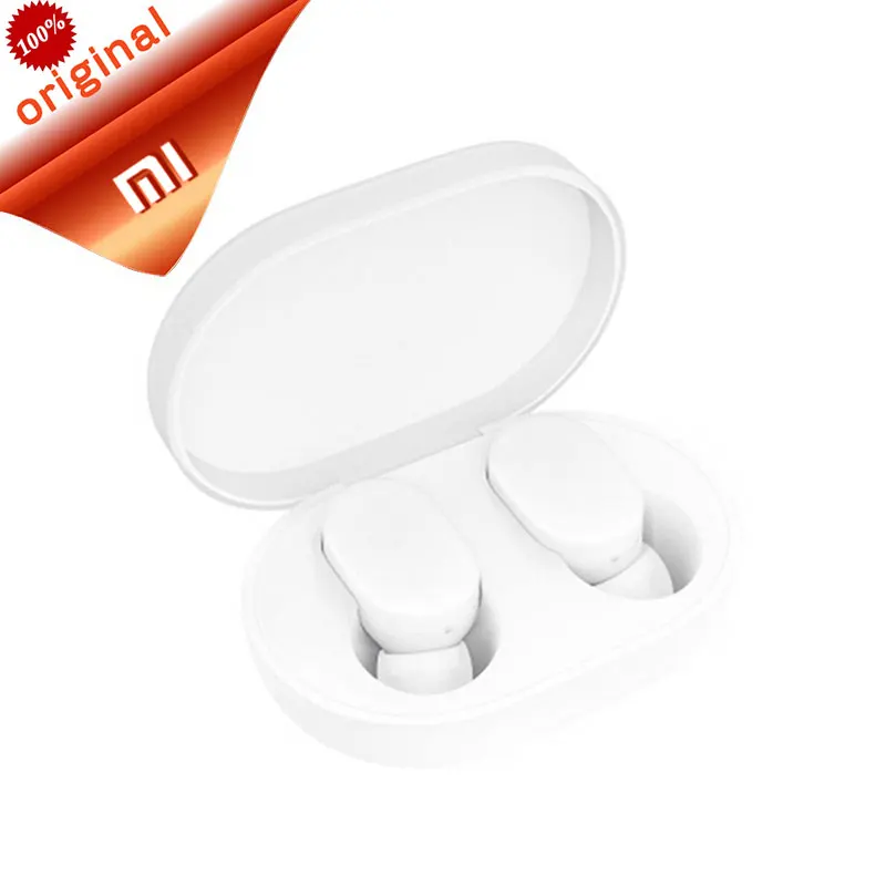Xiaomi mi AirDots TWS Bluetooth наушники беспроводные наушники-вкладыши гарнитура с mi c и зарядной док-станцией Молодежная версия