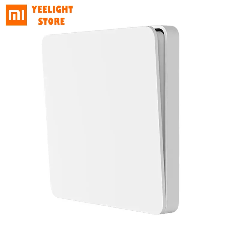 Оригинальный Mijia настенный выключатель одна кнопка открытый двойной