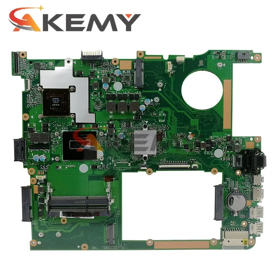 Оригинальная планшетовая материнская плата N751J N751JX N751JK для ноутбука со