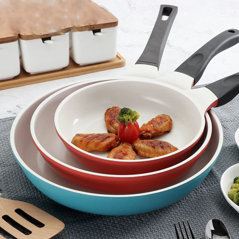 

Ceramic Non-stick Pan Non-stick Steak Frying Pan Pancake Frying Eggs Less Oily Smoke Induction Cooker General Cooking Pan Pans