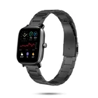 Ремешок из нержавеющей стали для смарт-часов Xiaomi Amazfit GTS 2 mini, металлический браслет для huami amazfit GTS 3 GTS 2 GTS 2e
