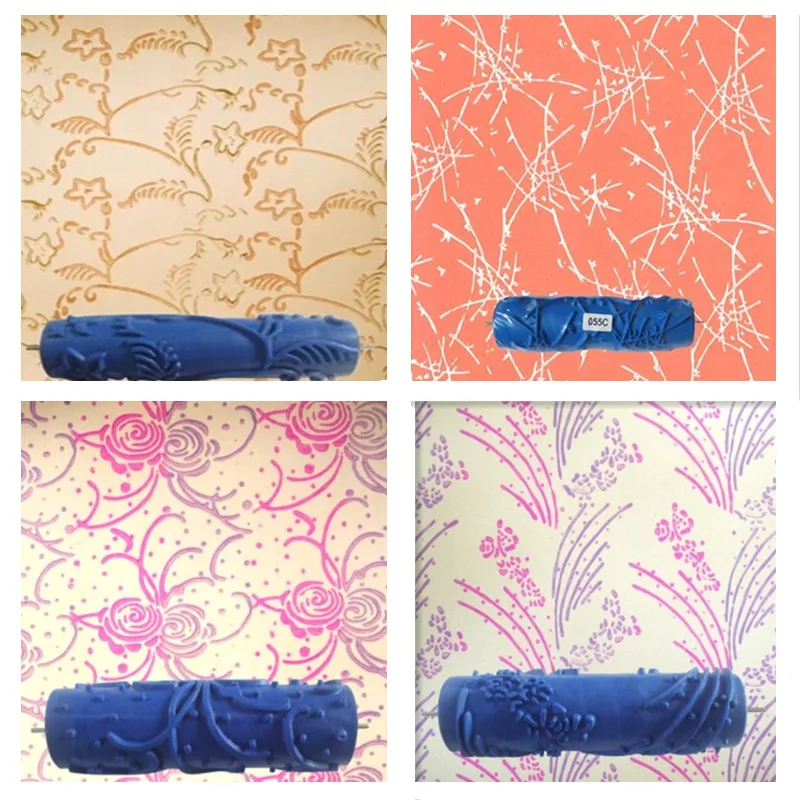 Горячие Продажа Новые 7 дюймов резиновые печати роликовая щетка краски накатки