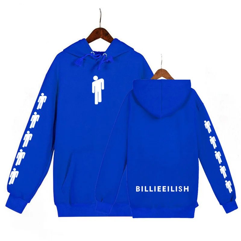 Billie Eilish модные толстовки с принтом капюшоном и длинными рукавами хит продаж 2019 повседневные трендовые