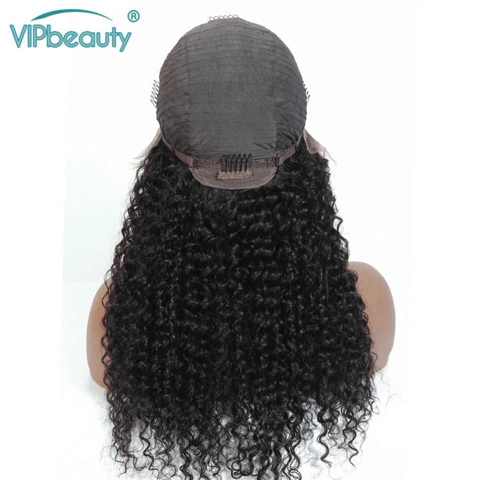 HD парик шнурка Вьющиеся парики из натуральных волос для черный Для женщин 13x6