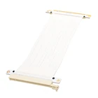 Новый кабель Райзера Gen3 PCIe, расширитель Райзера 3,0x16 PCI Express, высокоскоростной гибкий кабель Райзера GPU, белый для шасси ITX, чехол для ПК