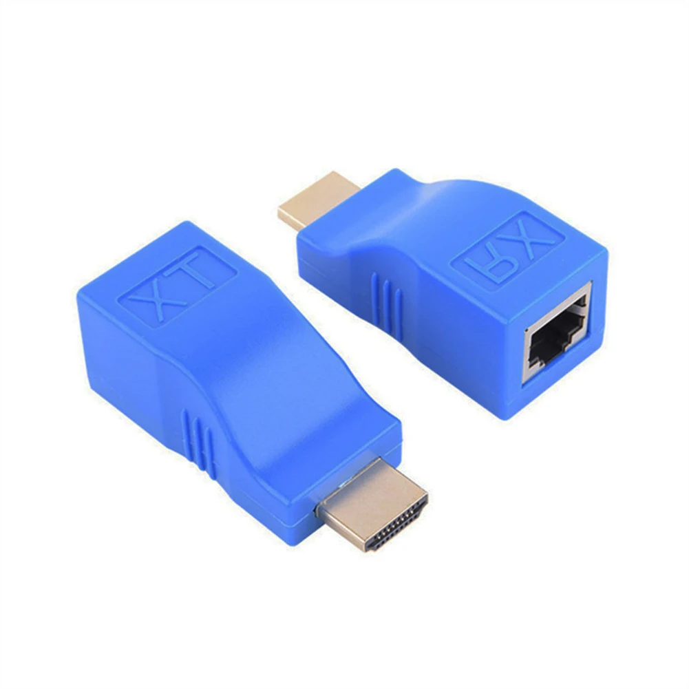 4K HDMI-совместимый удлинитель RJ45 до 30 м по категории 5e сетевой Ethernet LAN для HDTV HDPC DVD PS3