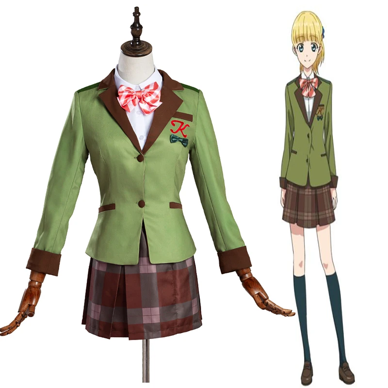 

Anime Tada Never Falls In Love Cosplay Costume Teresa Wagner Cosplay Costume School Uniform Halloween Tada Kun Wa Koi Wo Shinai