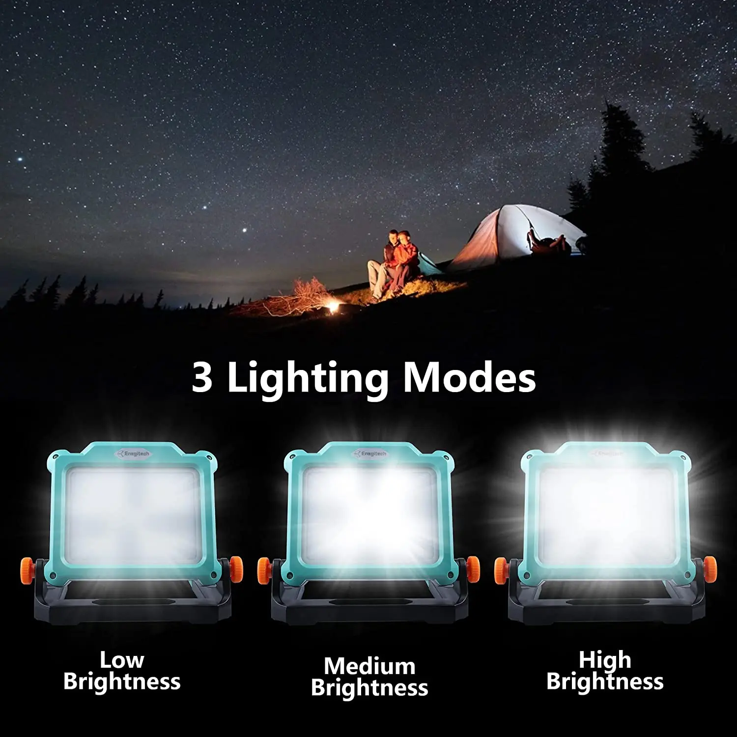 저렴한 무선 LED 작업 조명 20W 3 모드 충전식 휴대용 접이식 LED 조명 캠핑용 비상 Makita 18V 20V 배터리