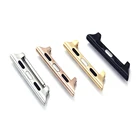 10 шт., адаптер из нержавеющей стали для Apple Watch 38 мм 40 мм 42 мм 44 мм