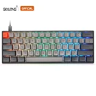 Клавиатура игровая SKYLOONG SK61, Игровая клавиатура для девочек из АБС-пластика, аксессуары для компьютерапланшетаноутбуканастольного компьютера