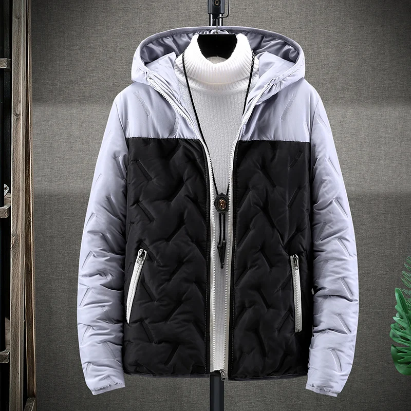 

Men Parkas 2020 Winter Brand New Casual Warm Thick Waterproof Jacket Coat Men New Autumn Outwear Windproof Hat Parkas Jacket Men