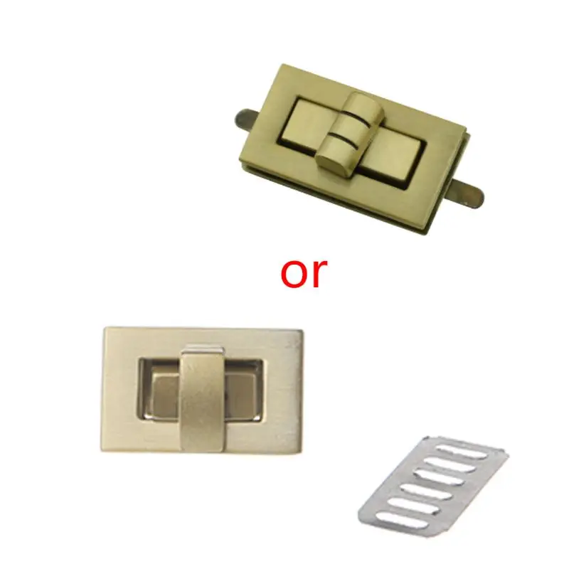 THINKTHENDO модный металлический чехол аксессуары прямоугольная застежка