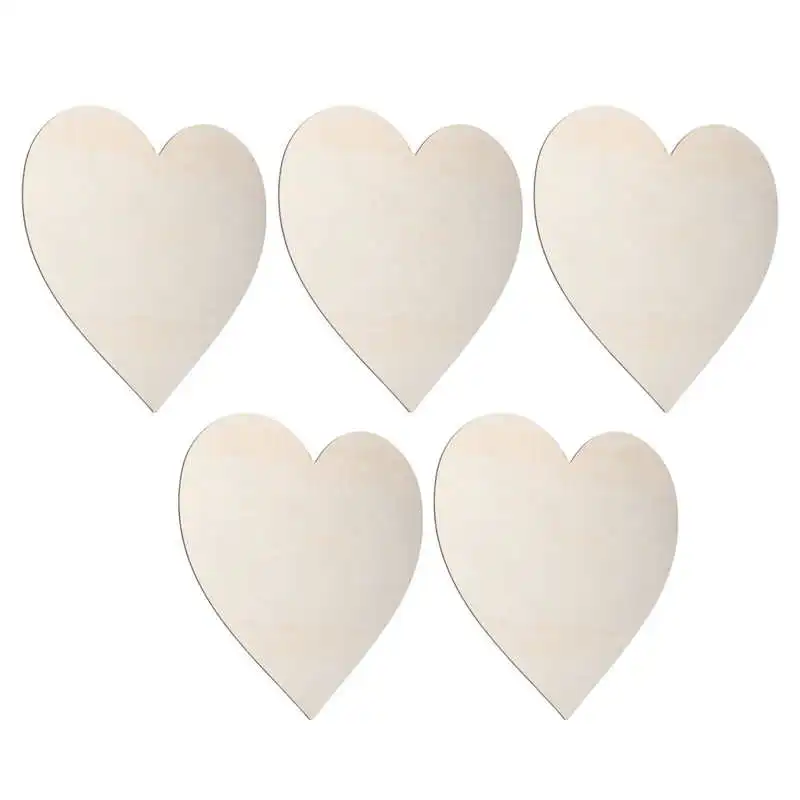 Деревянное сердце любовь деревянное легкий вес Тополь для детей молодых людей DIY