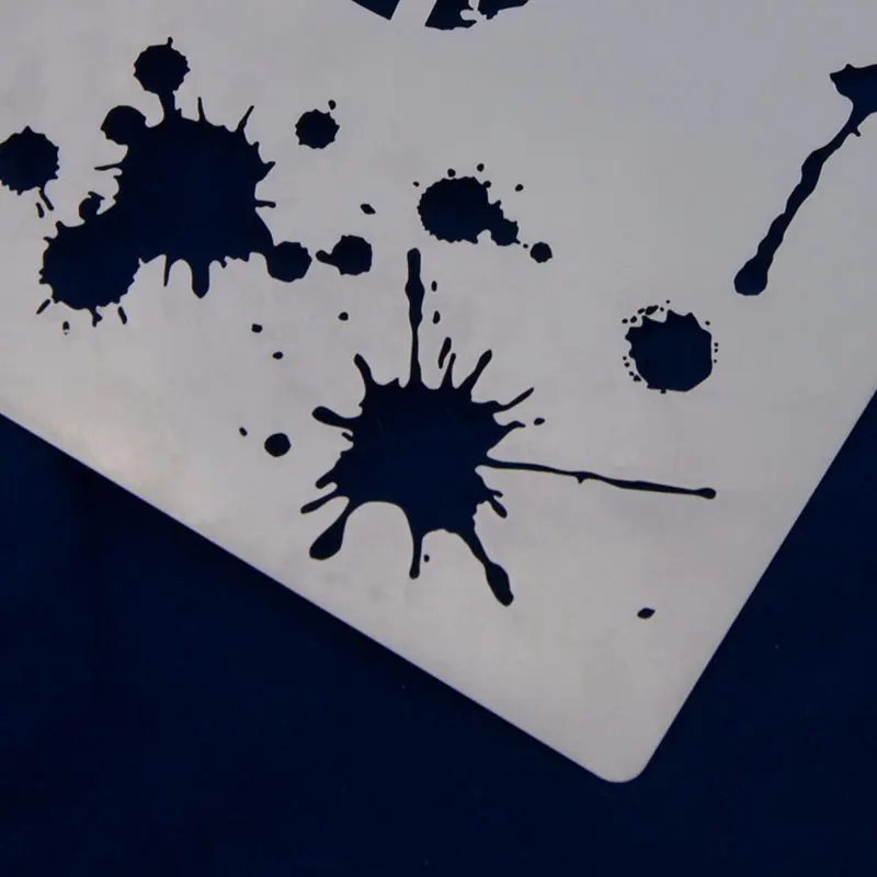 13 см Новые висячие серьги с принтом &quotКруги&quot сделай сам &quotнаслоения Трафареты