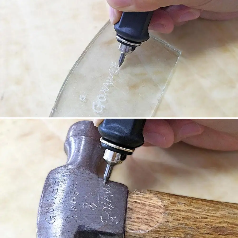 

DIY Electric Engraving Pen Engraver Carve Tool For Jewelry Glass Glass Plastic Wood Fast Manual Metal Machine Marker Jade M B7Z1