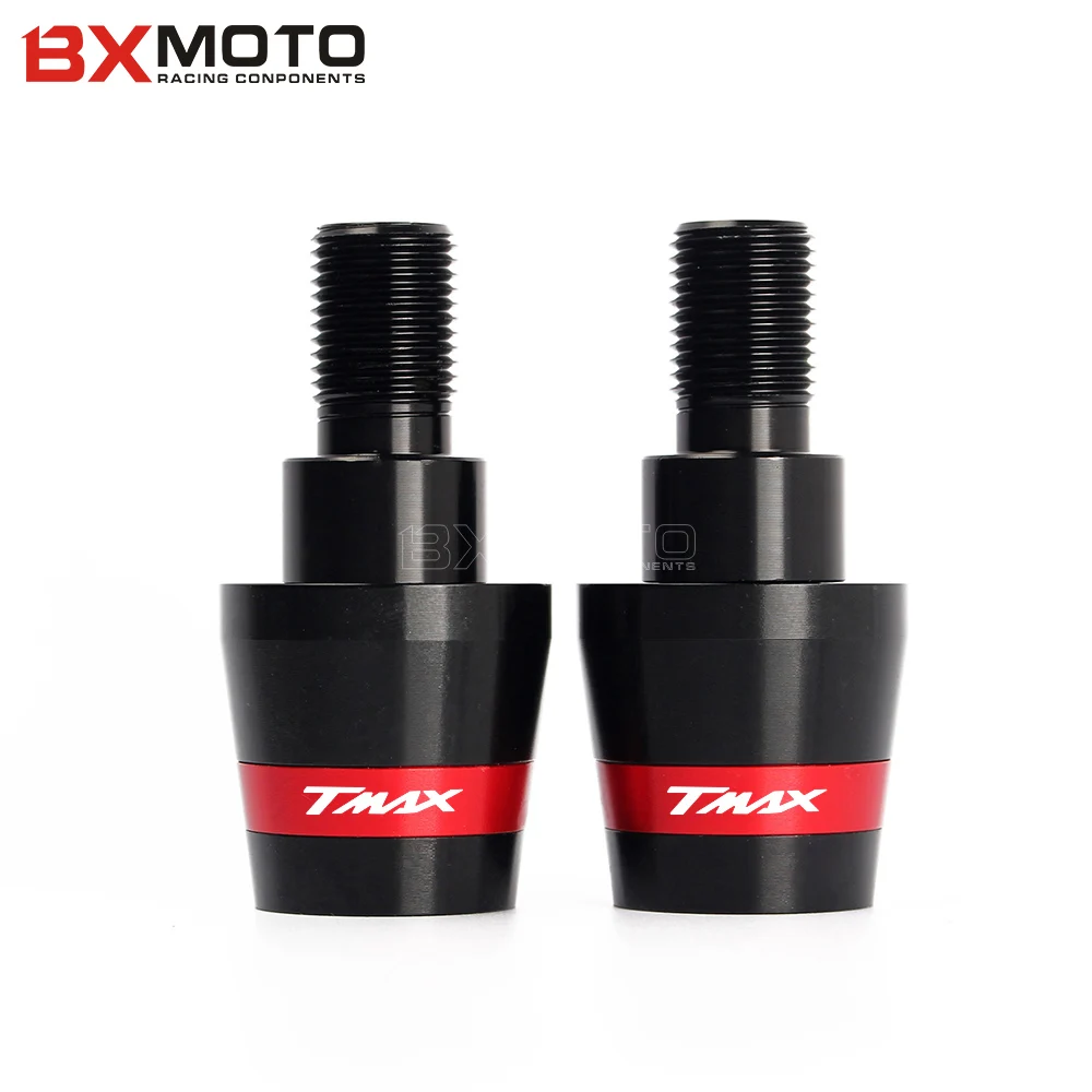 

NEW Motorcycle Accessories For YAMAHA TMAX T-Max 500 TMAX 530 CNC Aluminum Motorcycle Handlebar Grip Ends Protector LOGO TMAX