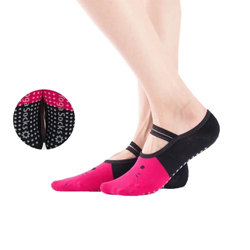 Женские нескользящие носки для йоги с рисунком кошки 2 шт.|Носки йоги| |