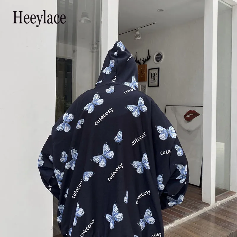 

Осенняя Женская толстовка на молнии в стиле Харадзюку, модель 2021 года, Весенняя верхняя одежда большого размера d