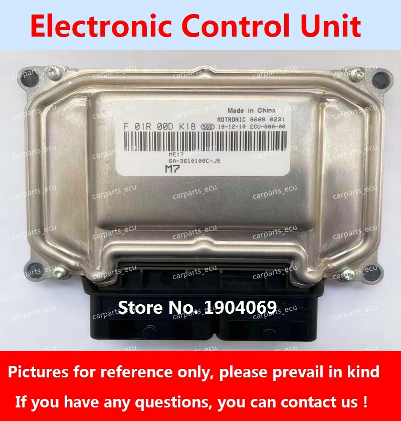 

F01R00DK18 6A-361010C-J5 F01RB0DK18 ME17 ECU Electronic Control Unit F01R00DDP1 3A-3610100C-P5 F01RB0DDP1 For BYD Car