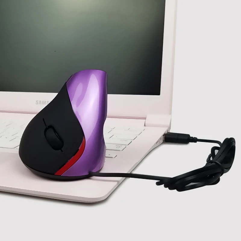 Проводная игровая мышь BASIX оптическая эргономичная Usb 5 кнопок 1600DPI для ПК