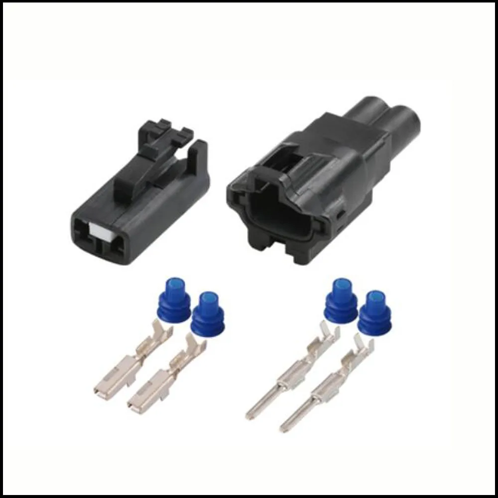 100 компл. DJ70219Y-2.2-21/11 автомобильный провод гнездовой штекер Harnes кабель 2 pin автомобильный водонепроницаемый штекер включает клеммы уплотнения