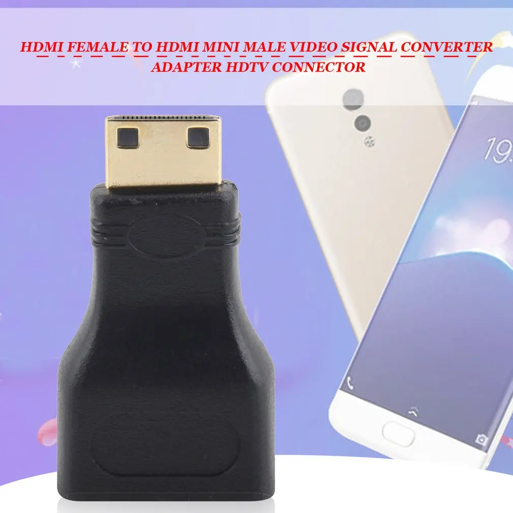 Адаптер-переходник с HDMI на Mini HDMI-совместимый адаптер V1.4 Ethernet 1080P 3D &amp Blue Ray