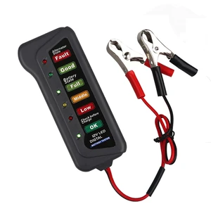 12 В автомобильный тестер аккумулятора автомобиля цифровой тестер генератора переменного тока запуск генератора диагностический инструмент для проверки автомобильного аккумулятора